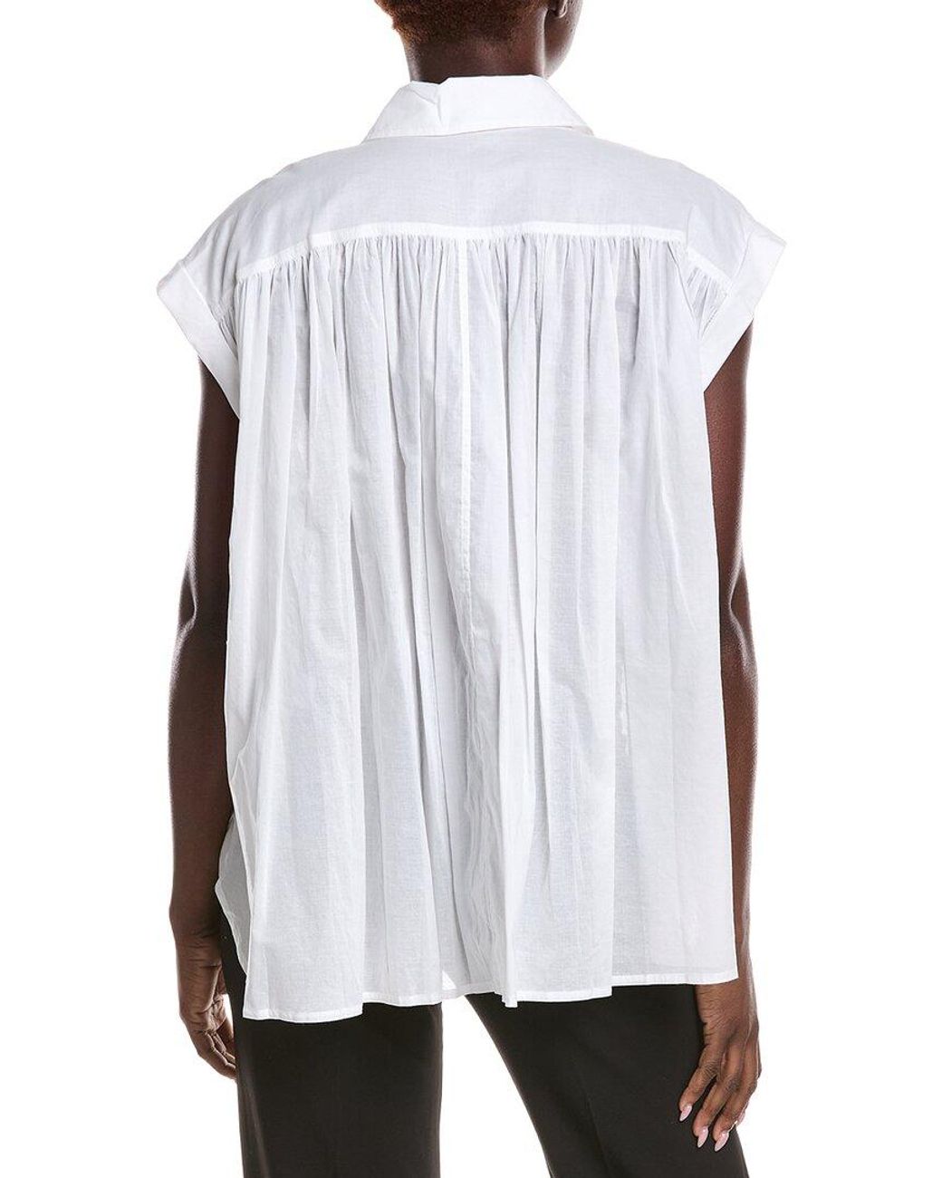 A.L.C. White Nessa Top