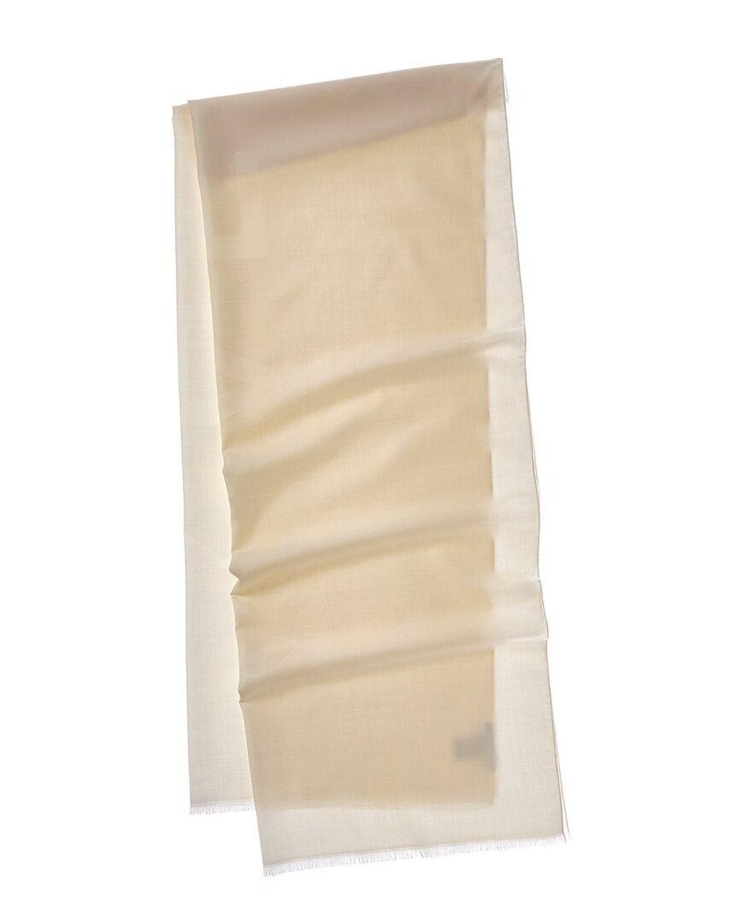 Givenchy Natural Oblong 4G Silk & Wool-Blend Scarf
