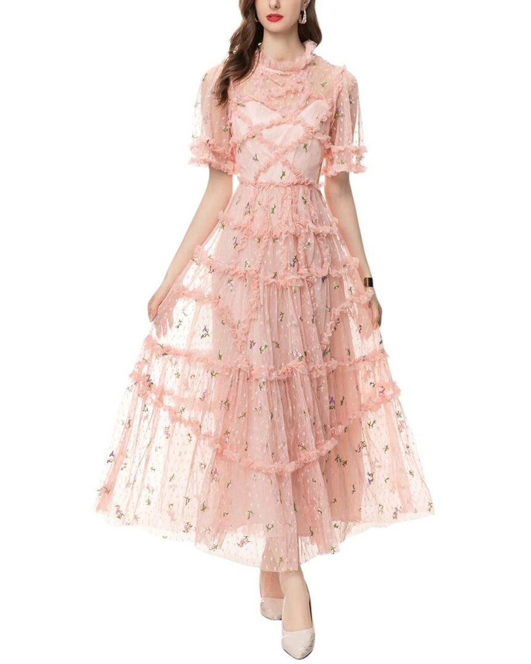 Lanelle Pink Maxi Dress