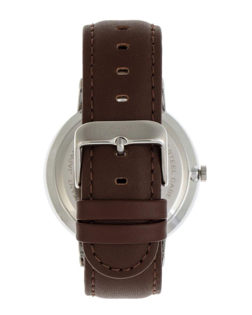 Simplify Gray Unisex The 6500 Watch