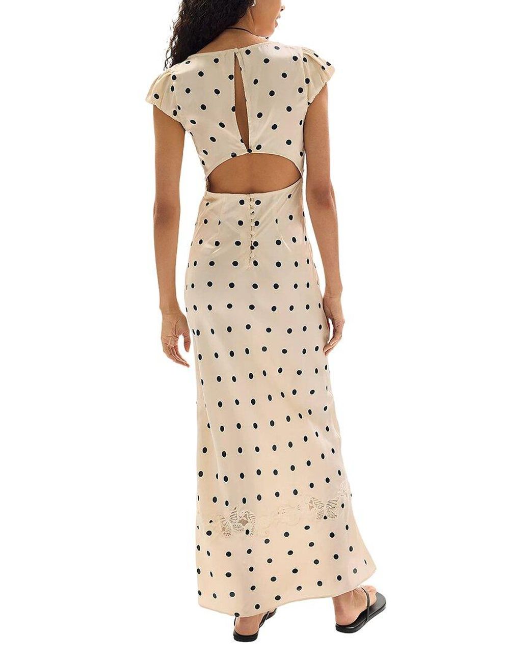 LOEY Metallic Maxi Dress