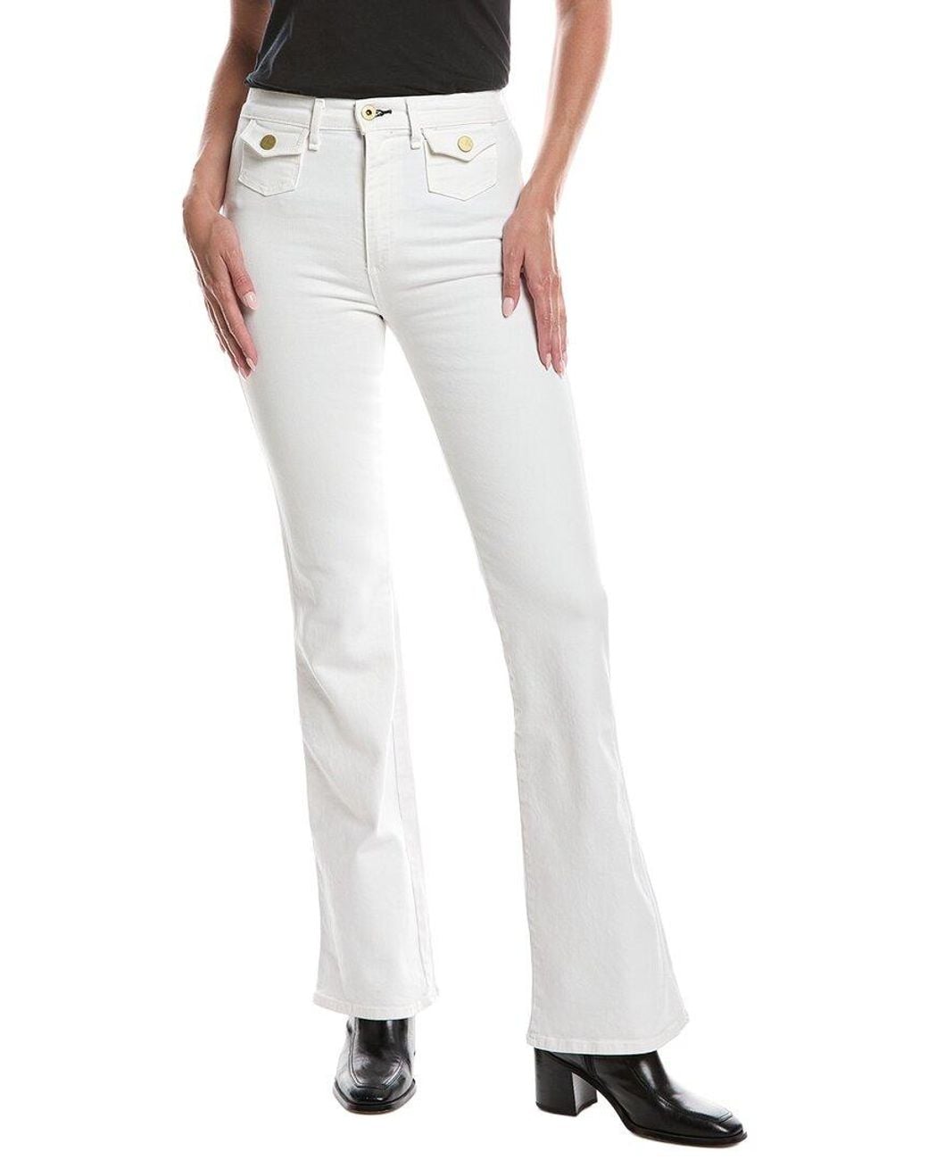 ASKK NY White 70S Boot Cut Jean