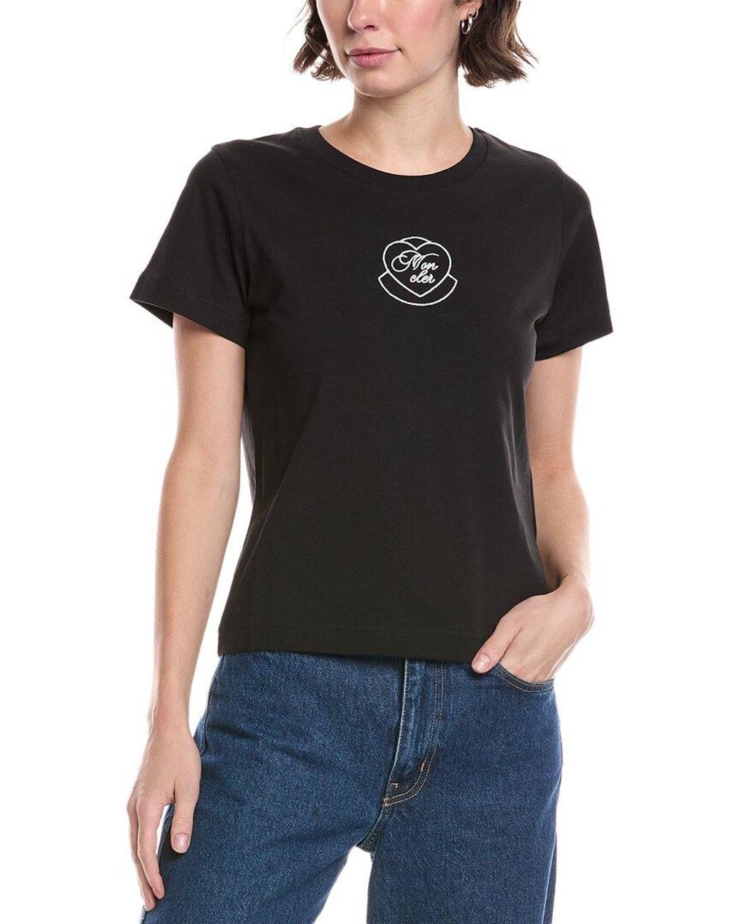 Moncler Black T-Shirt