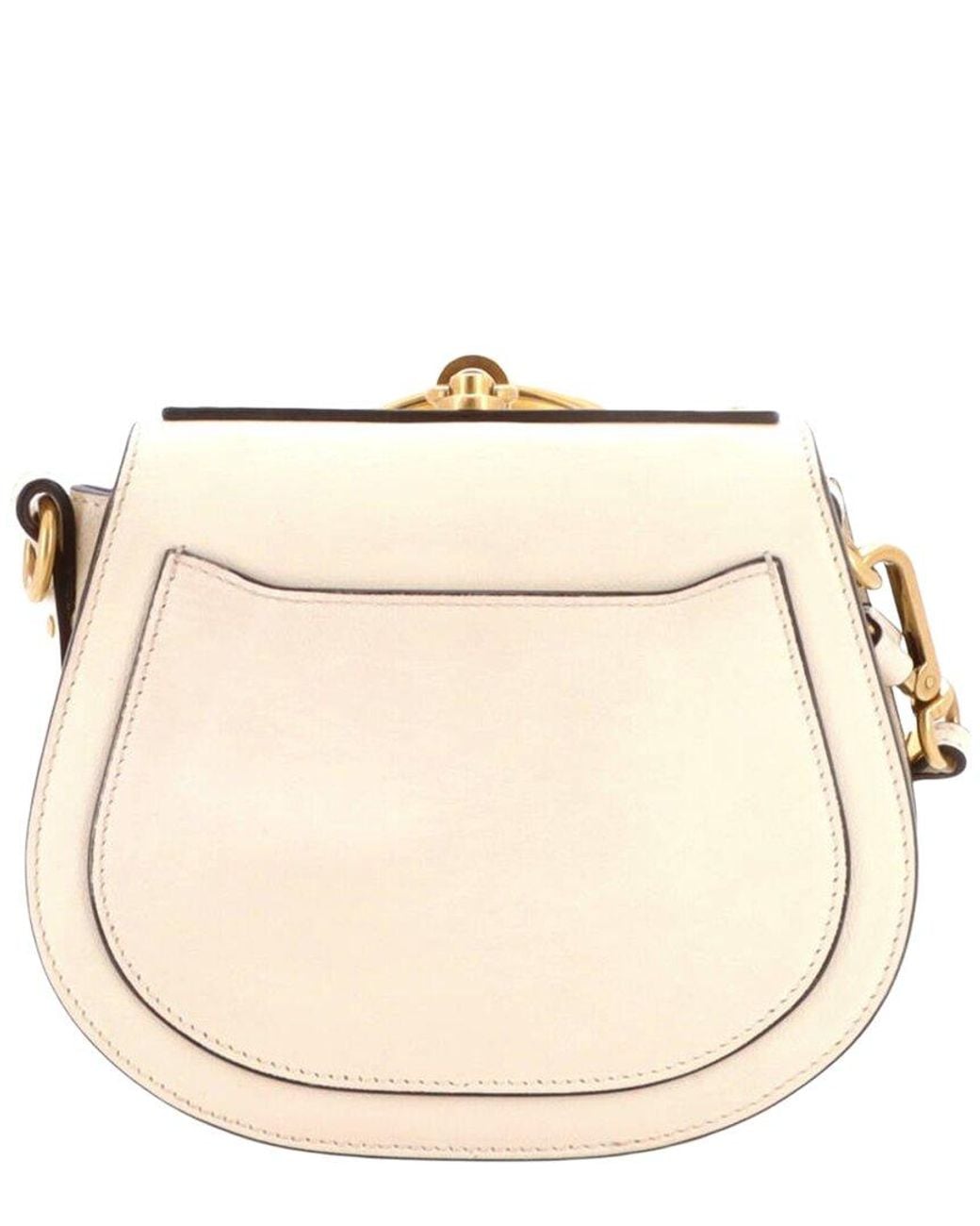 Chloé Natural Sheep Leather Nile Crossbody Small (Authentic Pre-Loved)