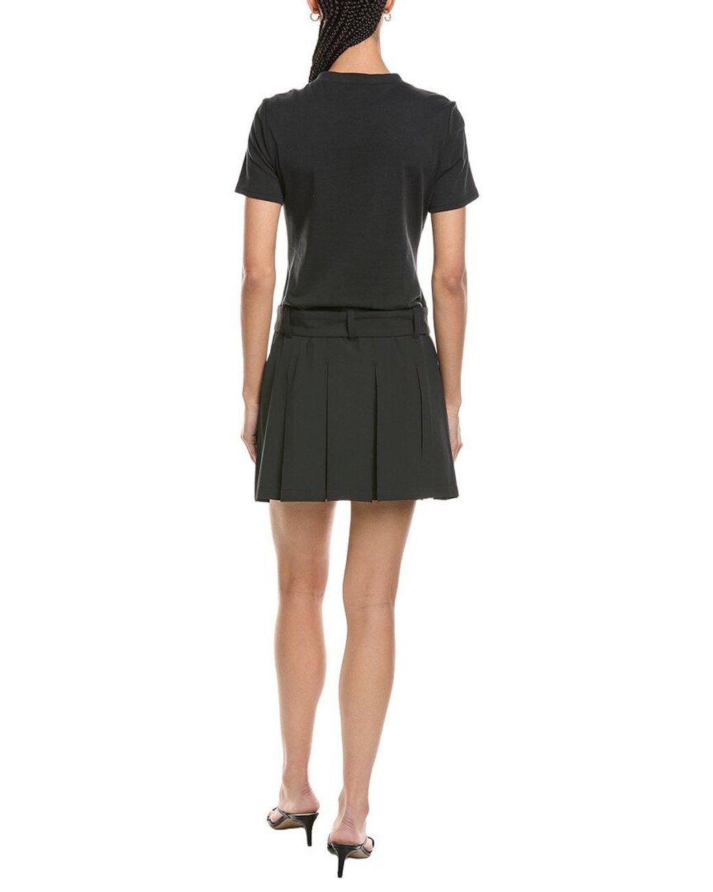 Cinq À Sept Black Helen Belted Mini Dress