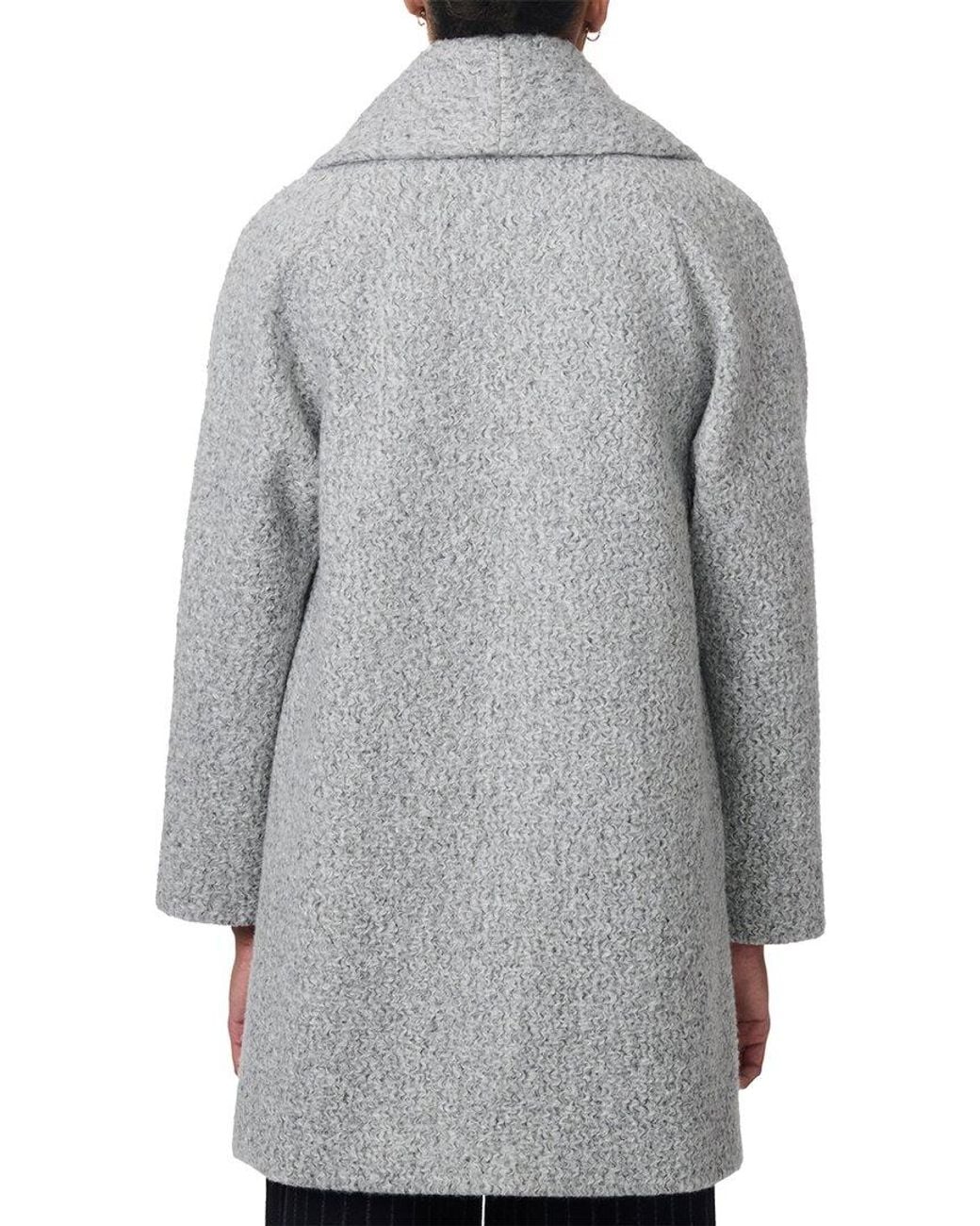 Bernardo Gray Long Coat
