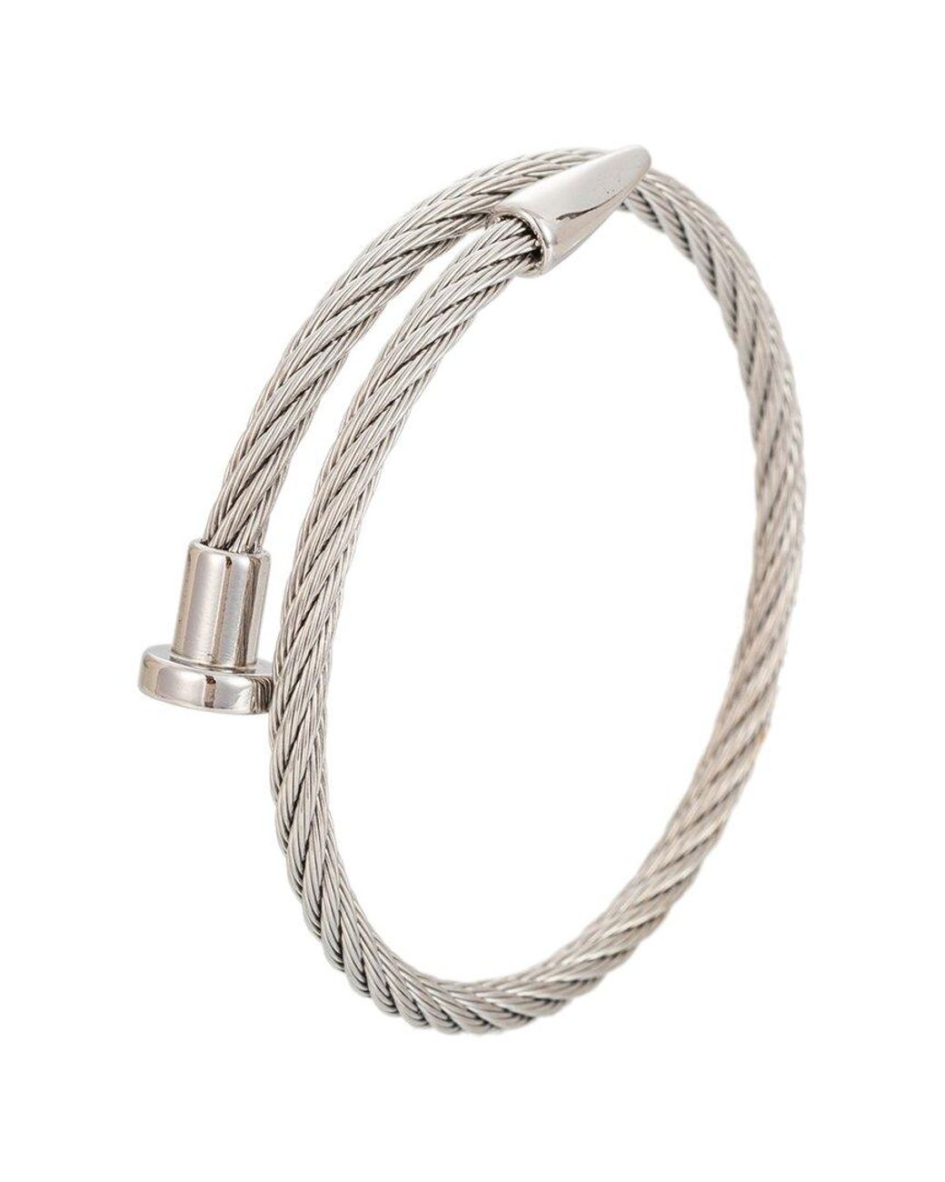 Eye Candy LA Metallic The Bold Collection Titanium Leo Cuff Bracelet for men