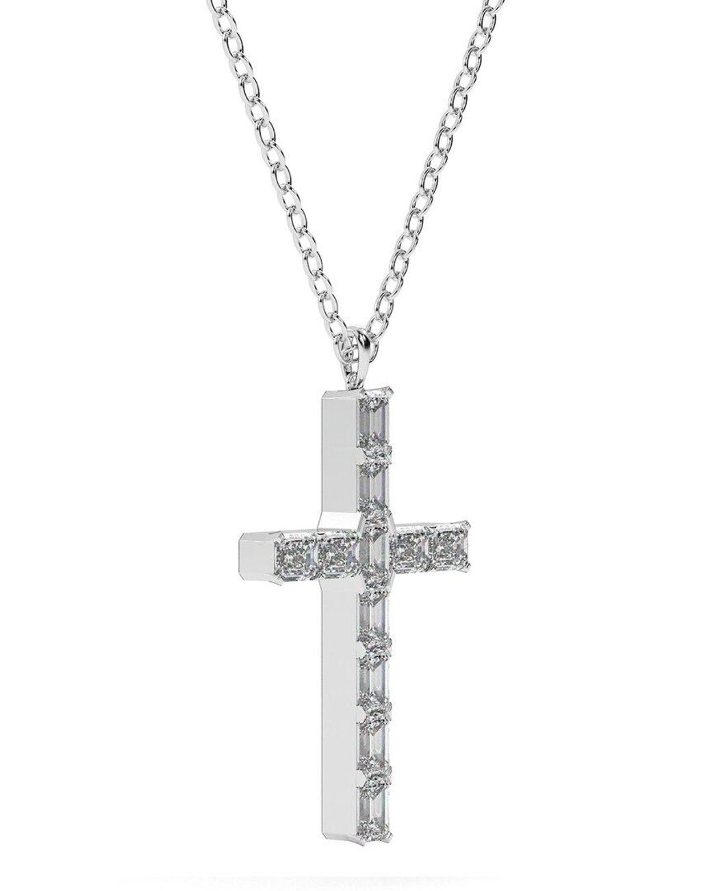 Lab Grown Diamonds White 14K 3.00 Ct. Tw. Lab-Grown Diamond Necklace