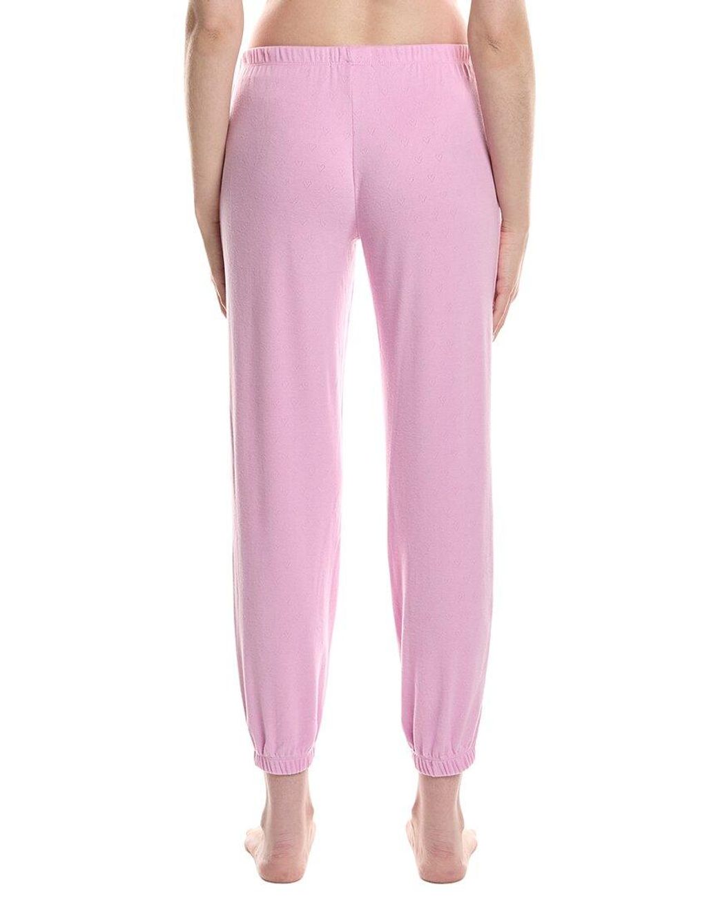 Pj Salvage Pink More Amour Band Pant
