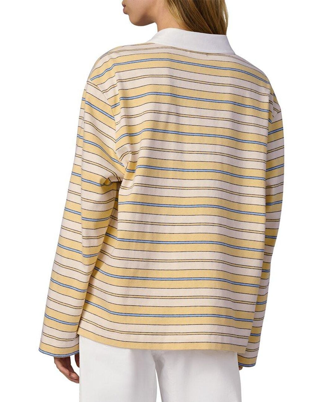Joe's Jeans Natural The Dylan Oversized Rugby Shirt