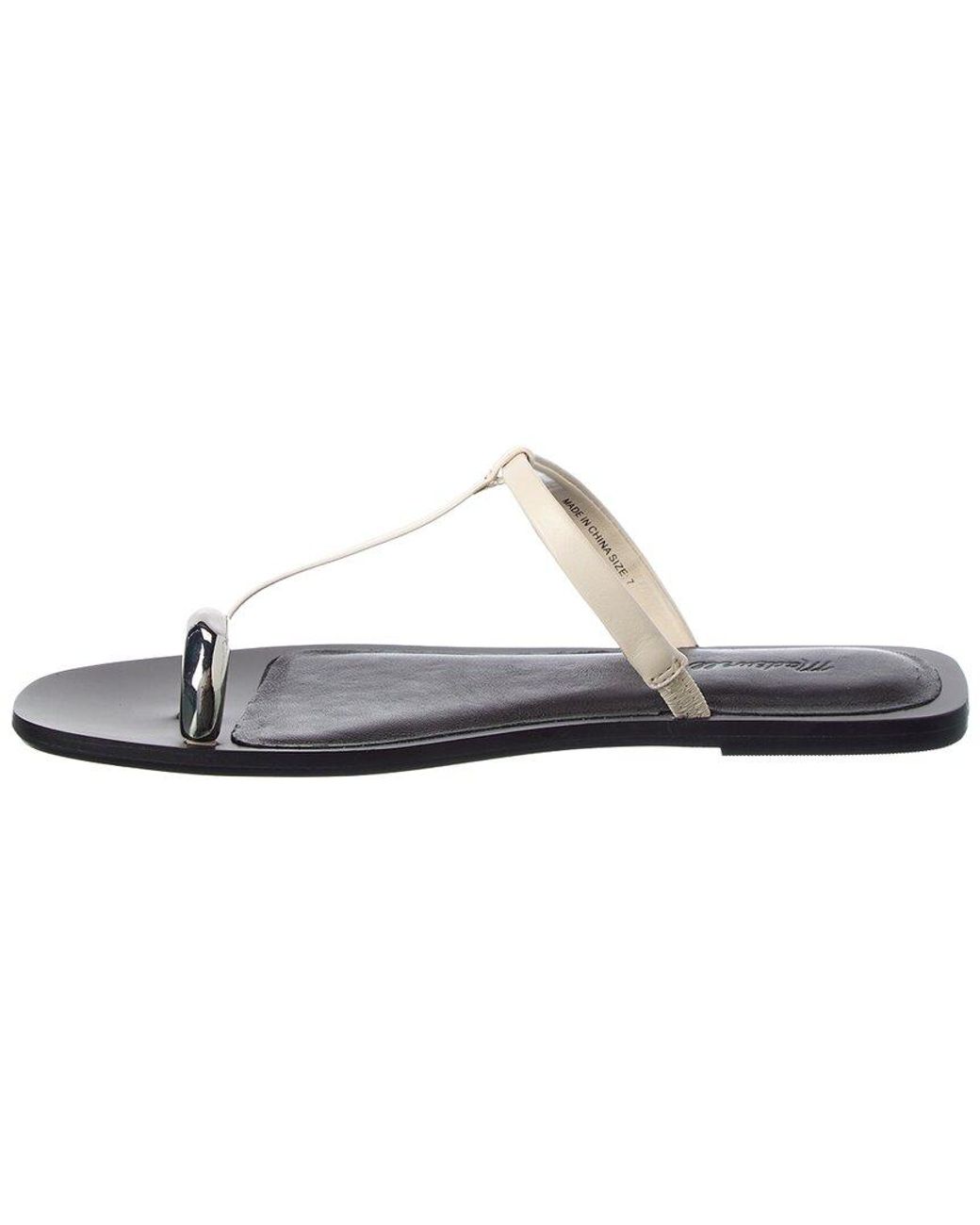 Madewell White Lala Leather Sandal