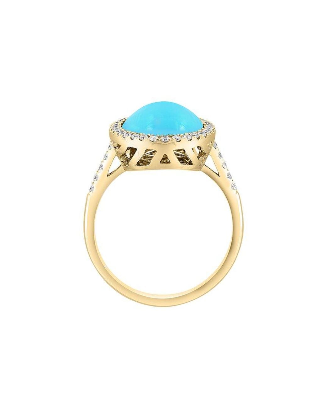 Effy Fine Jewelry Blue 14K 4.64 Ct. Tw. Diamond & Ring