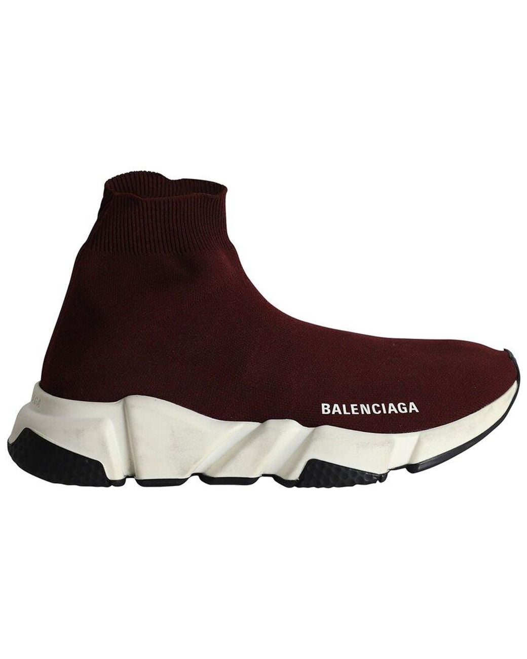 Balenciaga Purple Polyester Speed Sneaker (Authentic Pre-Loved)