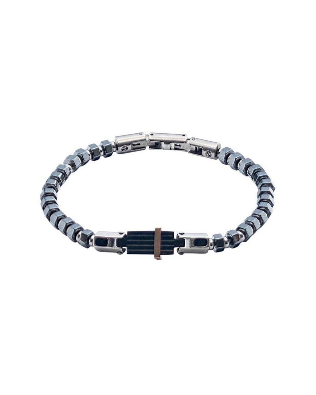 jean claude Blue Stainless Steel Bracelet for men