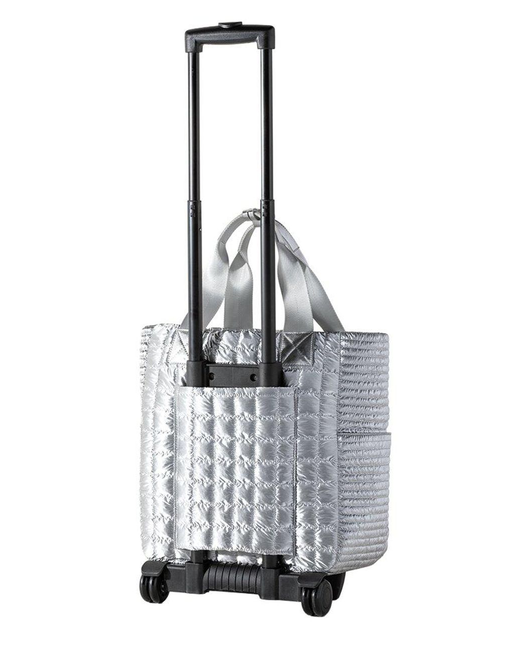 Shiraleah White Logan Roller Tote