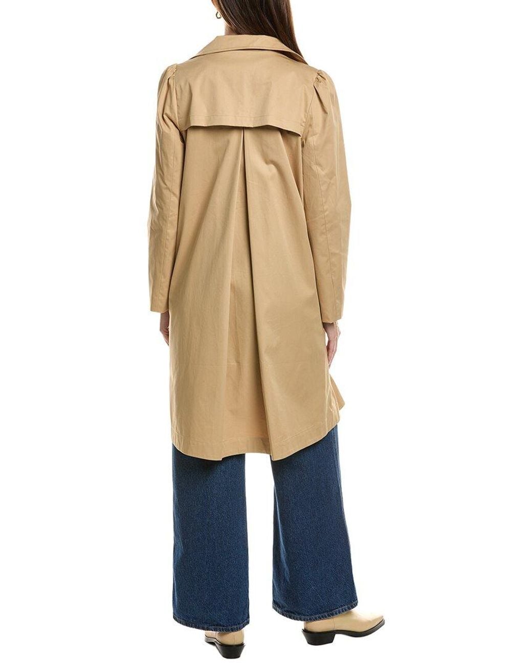 tyler boe Blue Tasha Trench Coat