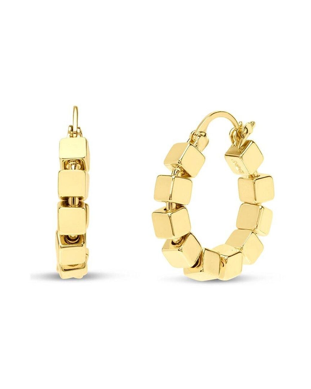 Bruno Magli Metallic Plated Earrings