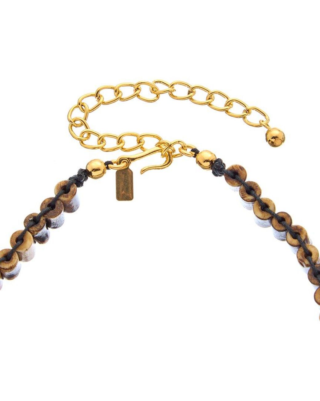 Kenneth Jay Lane Metallic Choker Necklace