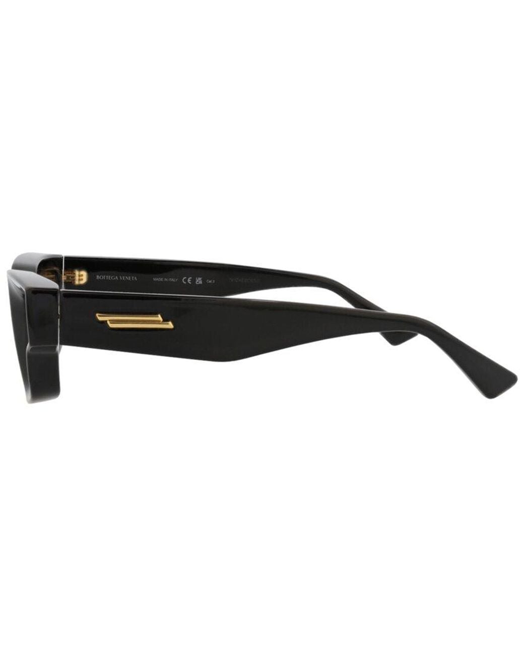 Bottega Veneta Black Bv1250S 53Mm Sunglasses