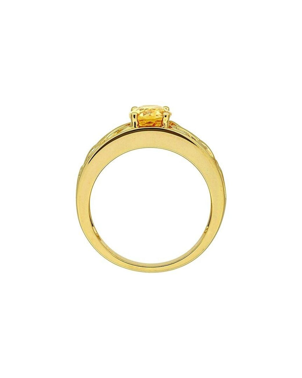 Rina Limor Metallic Over 1.20 Ct. Tw. Citrine Filigree Ring