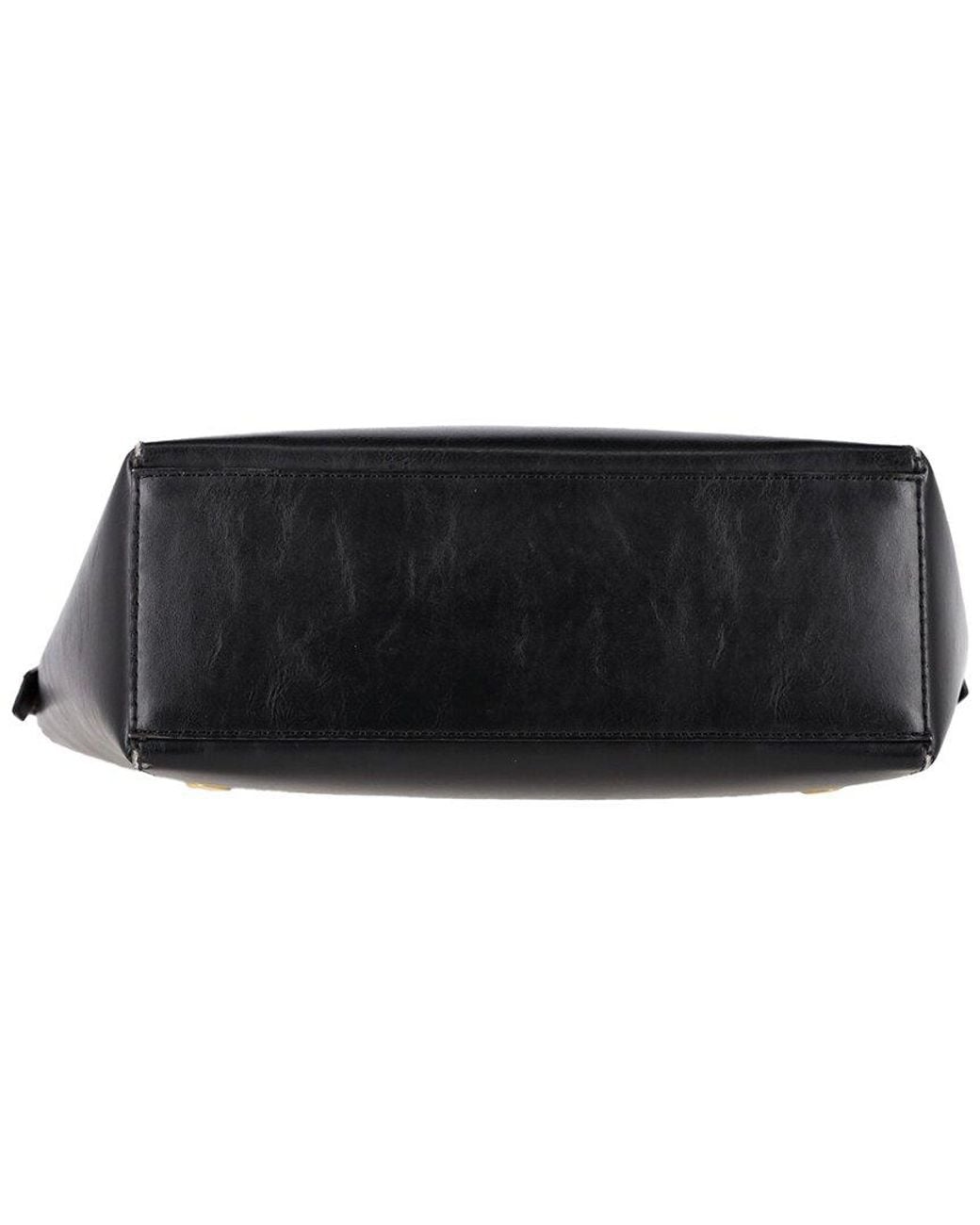 Stella McCartney Black Faux Leather Popper Tote (authentic Pre-loved)