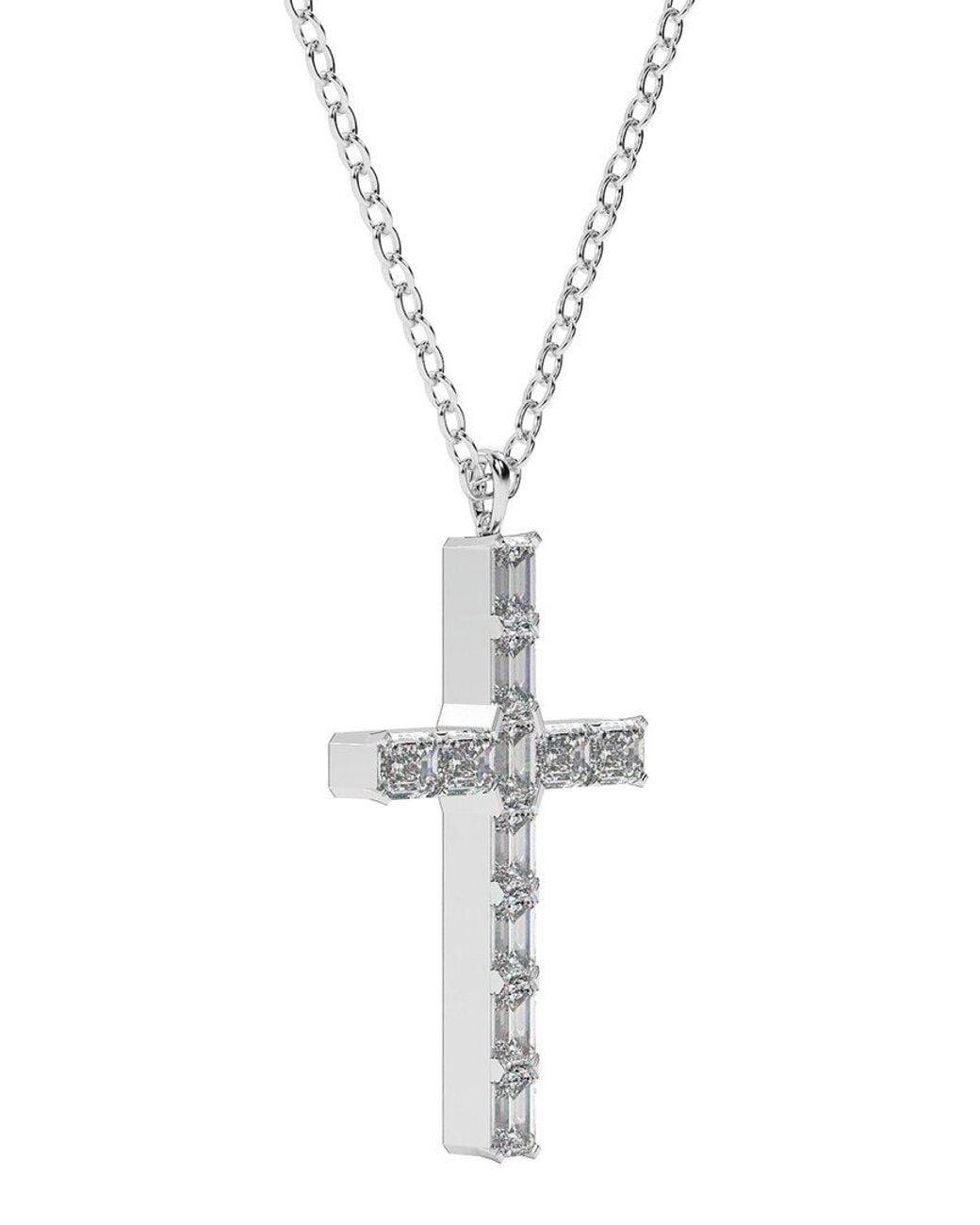 Lab Grown Diamonds White 14K 6.00 Ct. Tw. Lab-Grown Diamond Necklace