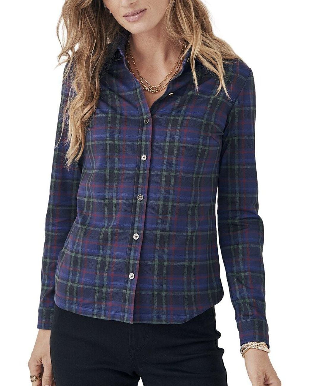J.McLaughlin Blue Betty Top