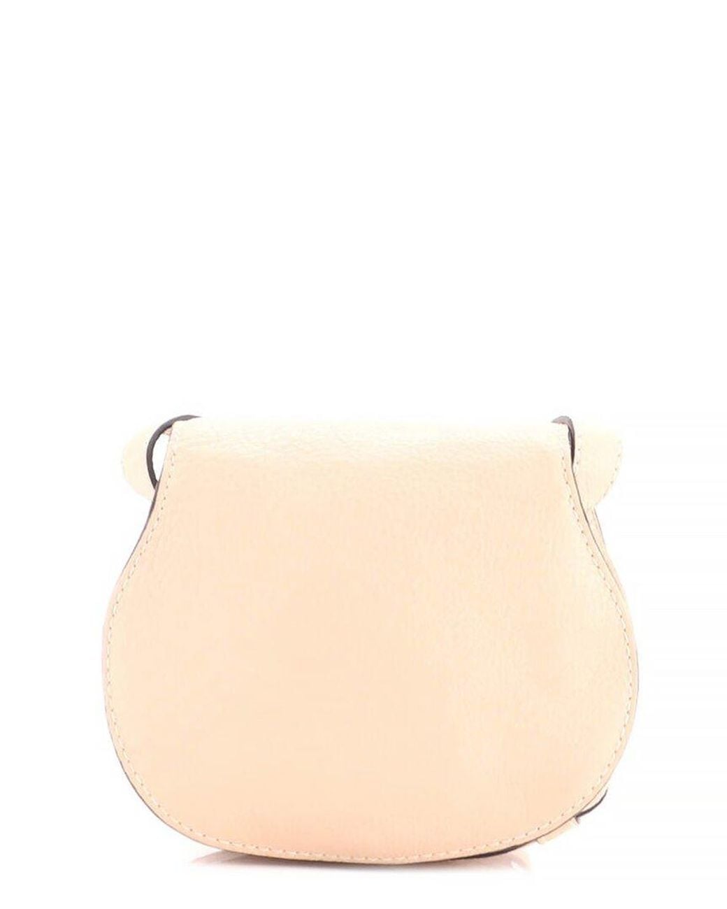 Chloé Natural Leather Marcie Crossbody Mini (Authentic Pre-Loved)