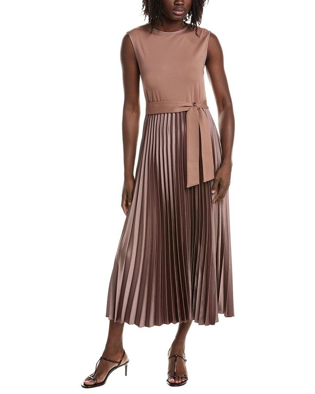 Max Mara Brown Weekend Samuele Midi Dress