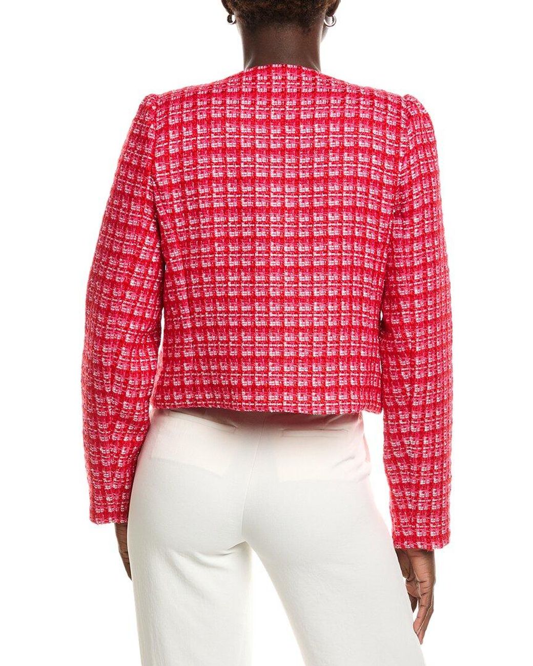 Lilly Pulitzer Red Kimia Boucle Jacket
