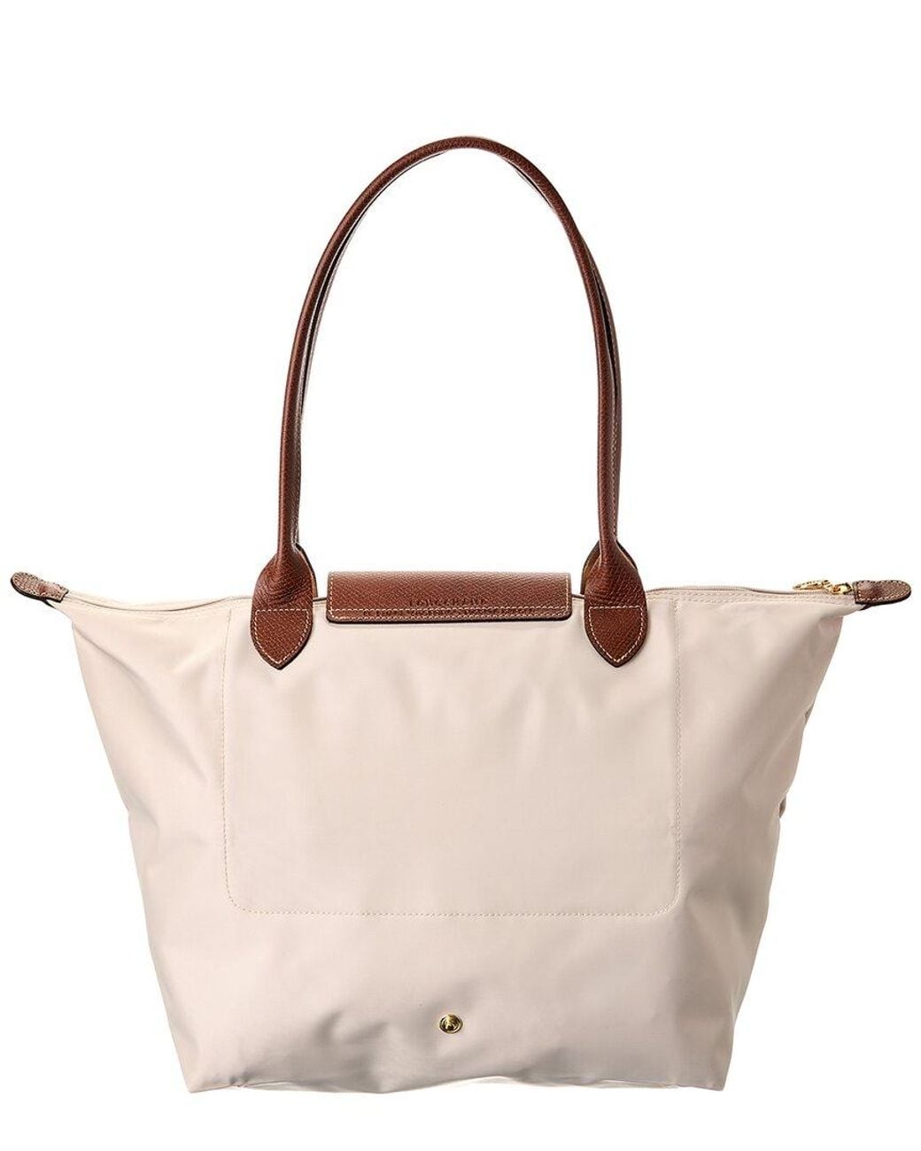 Longchamp Pink Le Pliage Original Large Canvas Long Handle Tote