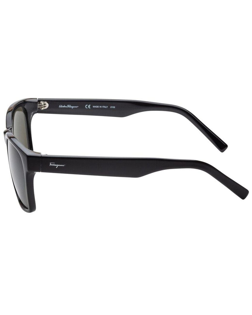 Ferragamo Black Sf959s 55mm Sunglasses