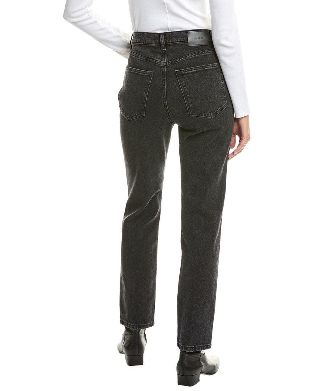DL1961 Black Kristy Nightshade Cigarette Jean