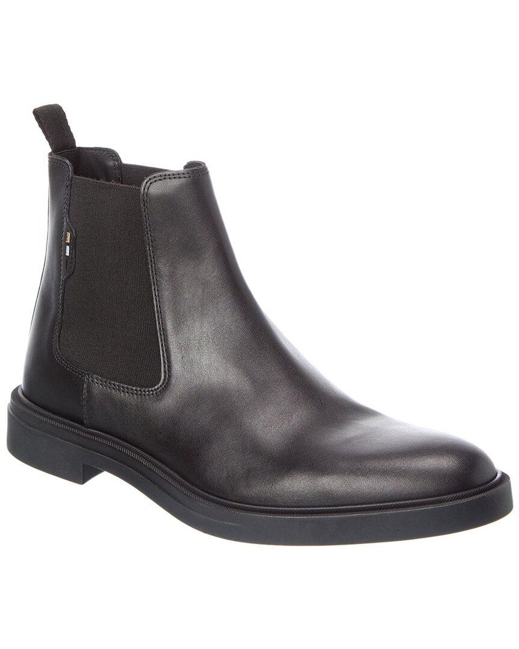 Boss Brown Calev Leather Boot for men