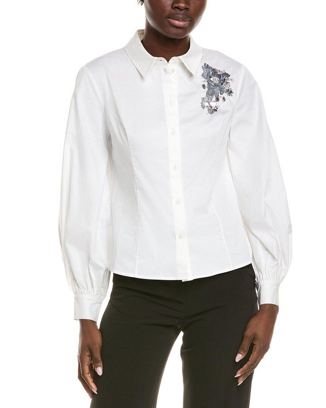 Sachin & Babi White Sydney Top