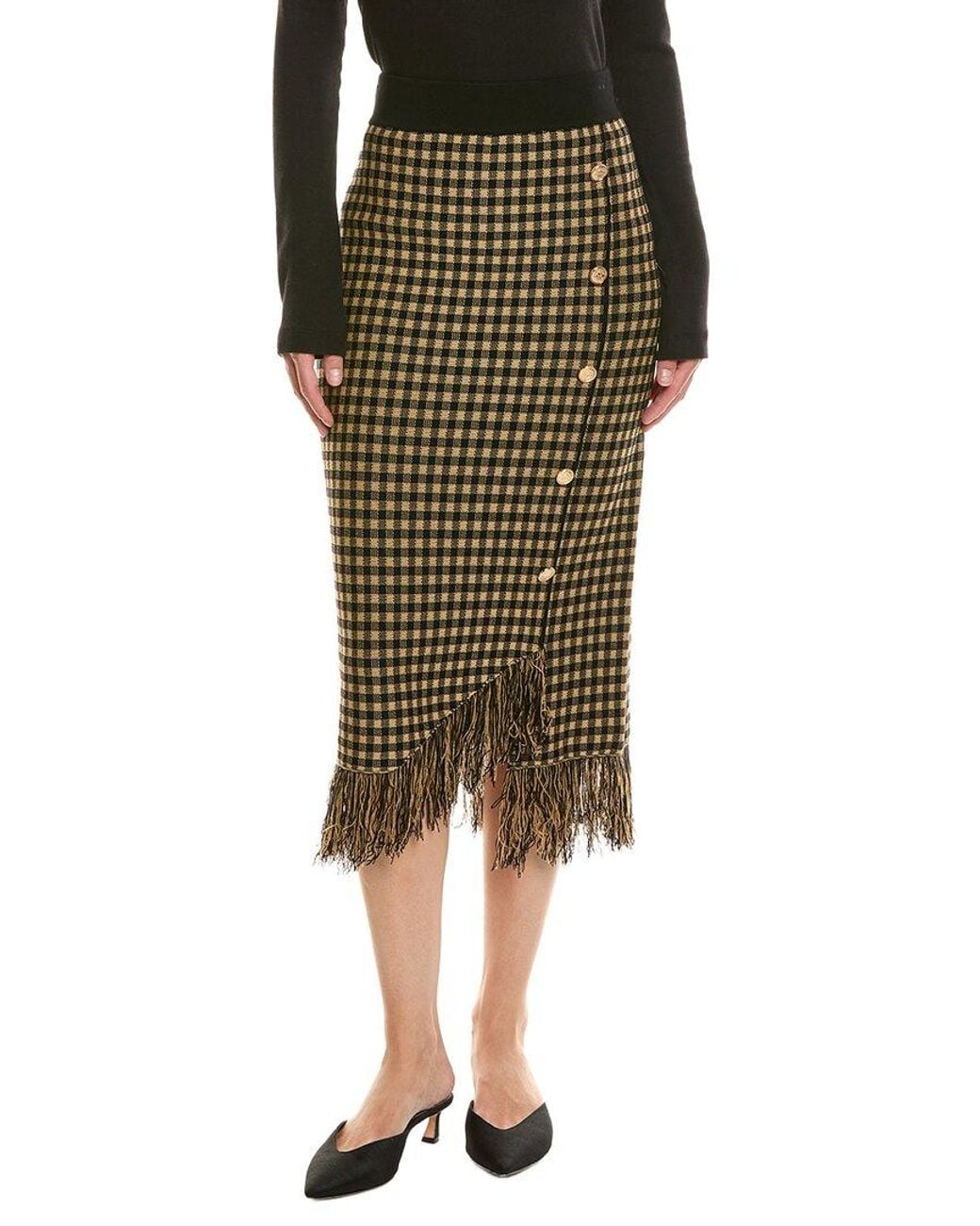 Nanette Lepore Green Pencil Skirt