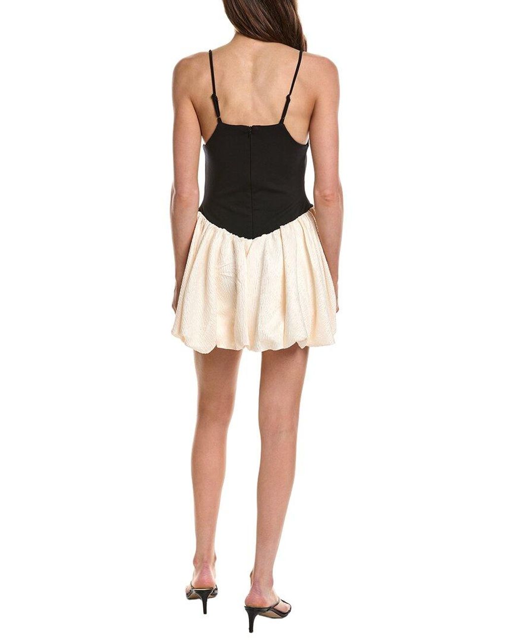 Free People Black Tinsel Kiss Mini Dress