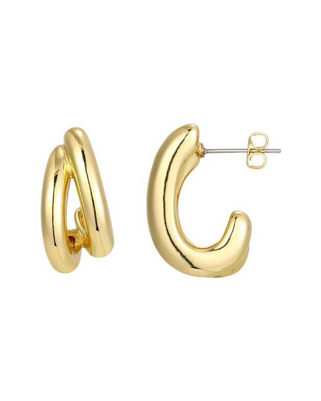 Adornia Metallic 14K Plated Earrings