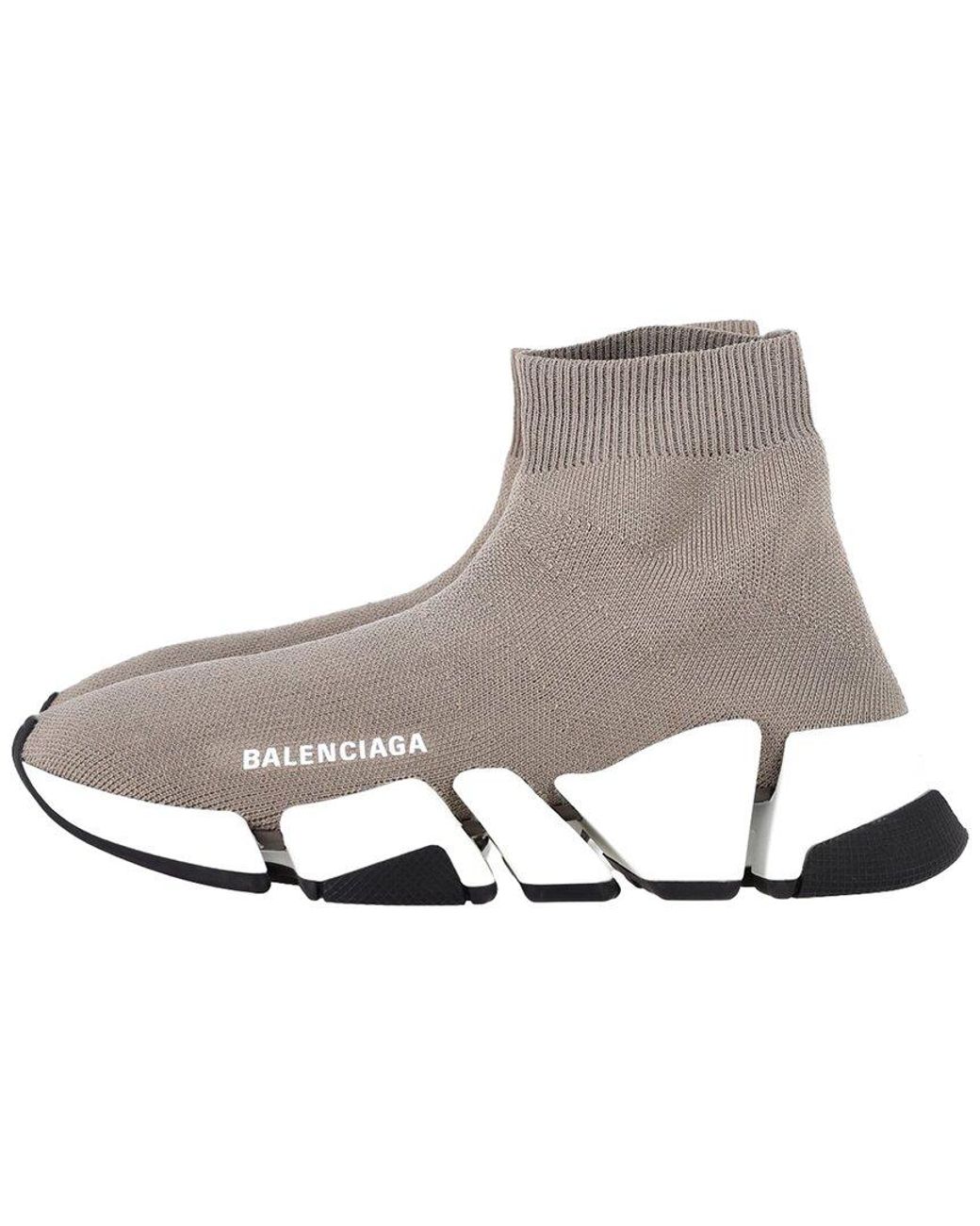 Balenciaga Gray Textile Speed.0 Sneaker (Authentic Pre-Loved)