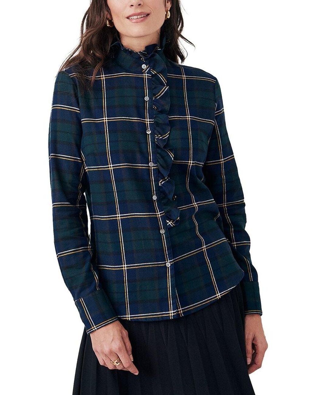 J.McLaughlin Blue Carson Top
