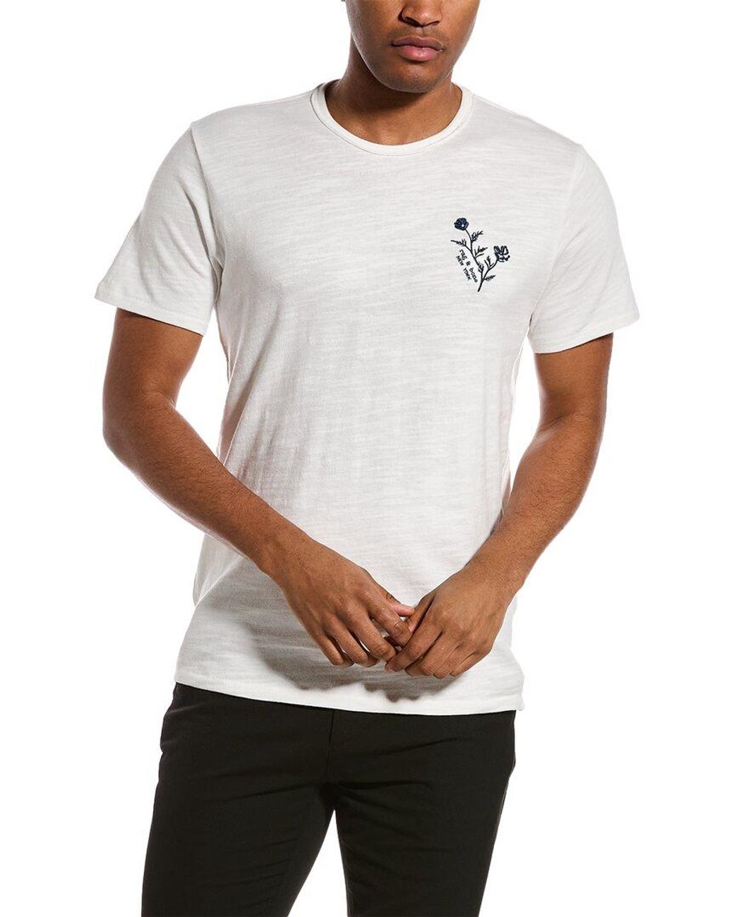 Rag & Bone Floral T-shirt in White for Men | Lyst