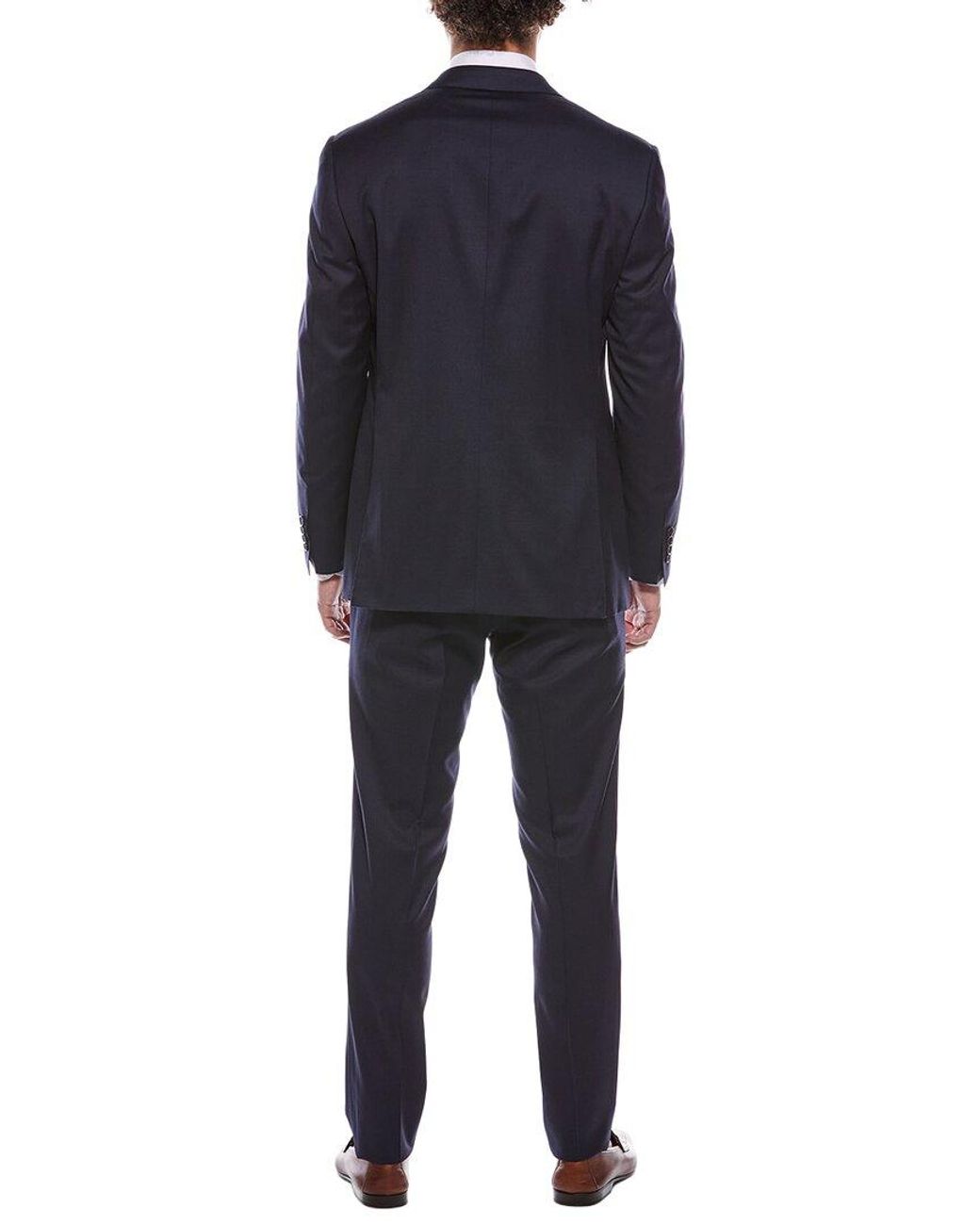 Canali Blue 2Pc Wool Suit for men