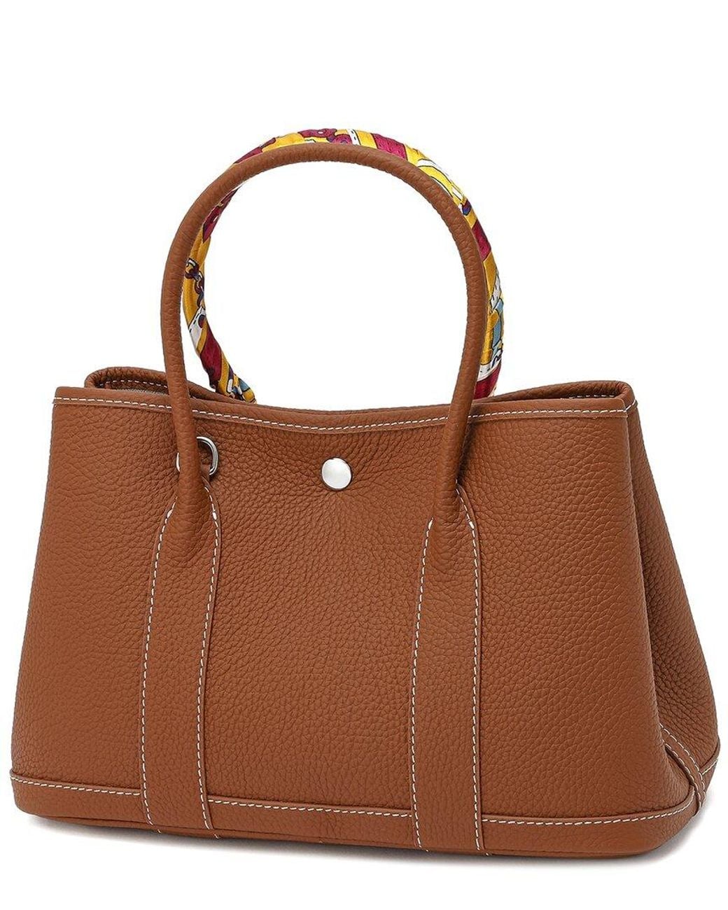 Tiffany & Fred Paris Brown Top-grain Leather Satchel