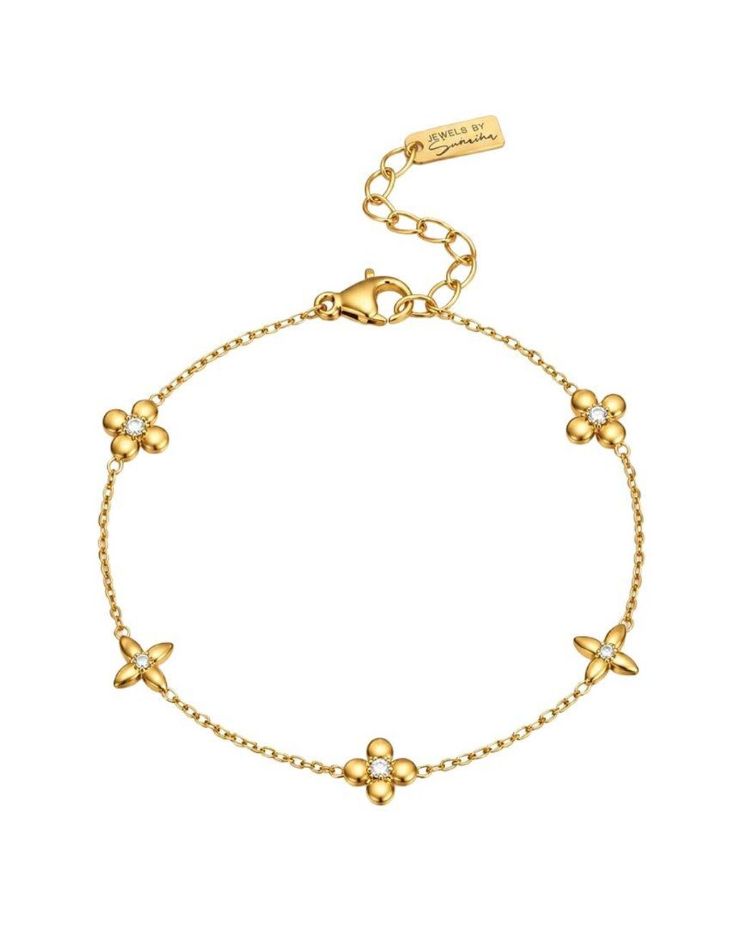 Jewels by Sunaina Metallic Amalfi 18K Plated Stainless Steel Link Bracelet
