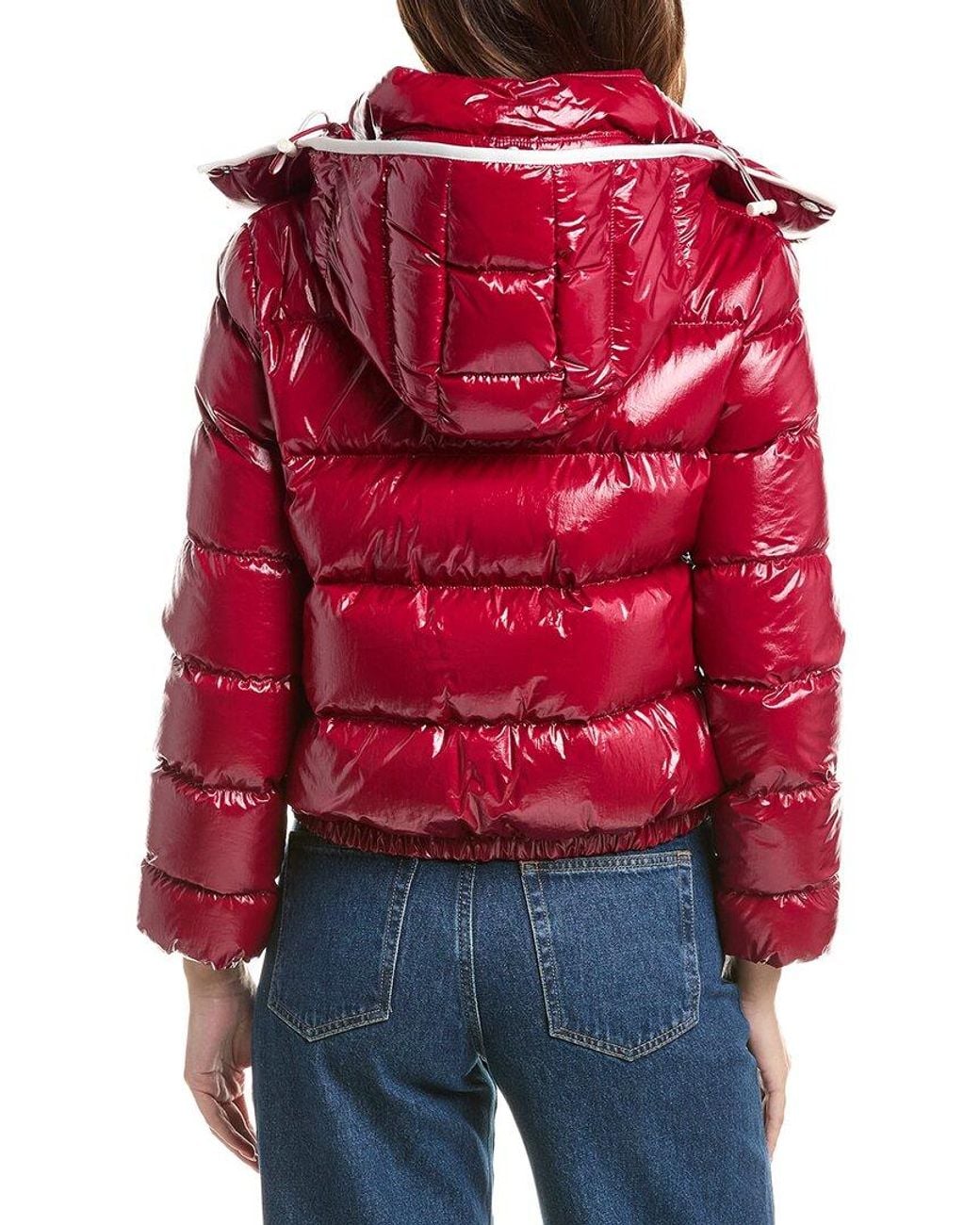 Moncler Red Andro Down Puffer Jacket