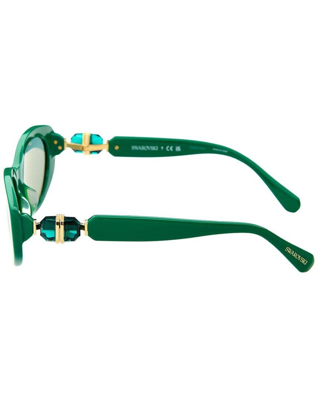 Swarovski Green Sk6002F54-Z 54Mm Sunglasses