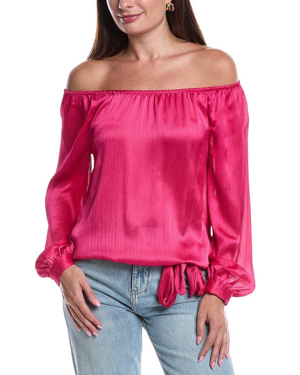 Vince Camuto Red Off-The-Shoulder Top