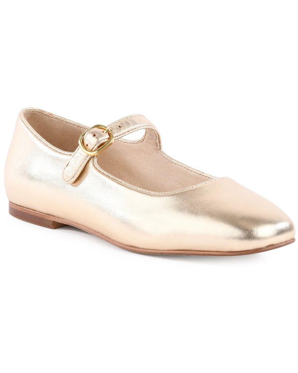 Seychelles White Shea Leather Mary Jane Flat