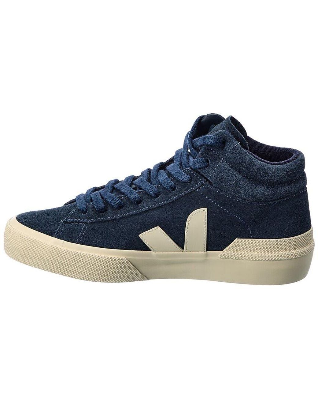 Veja Blue Minotaur Suede High Top Trainers