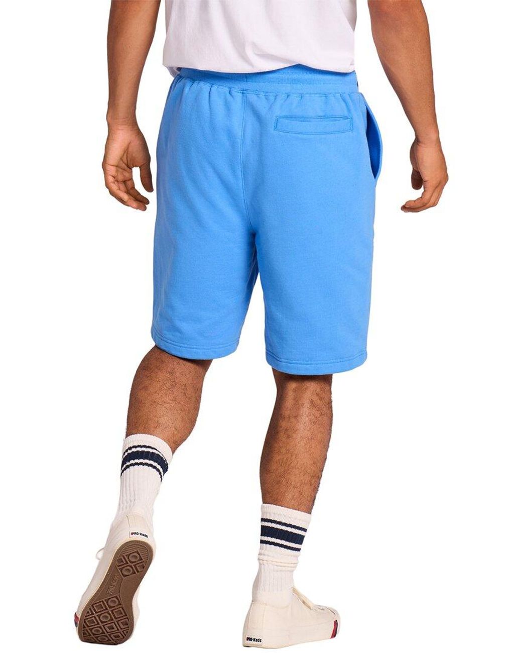 Life Is Good. Blue Good Vibes Fleece Short for men